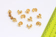 Brass Ball Chain Crimps