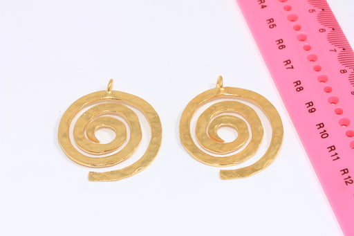 Seashell Necklace Pendant, Spiral Pendant