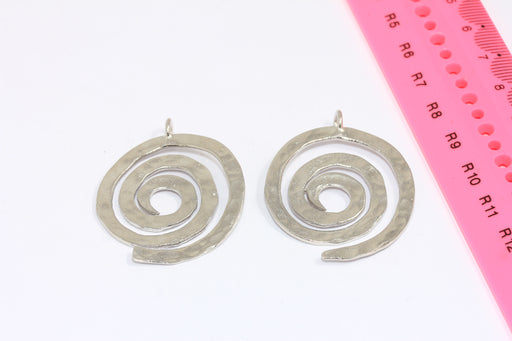 Seashell Necklace Pendant, Spiral Pendant