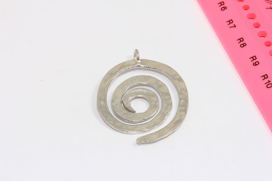 Seashell Necklace Pendant, Spiral Pendant