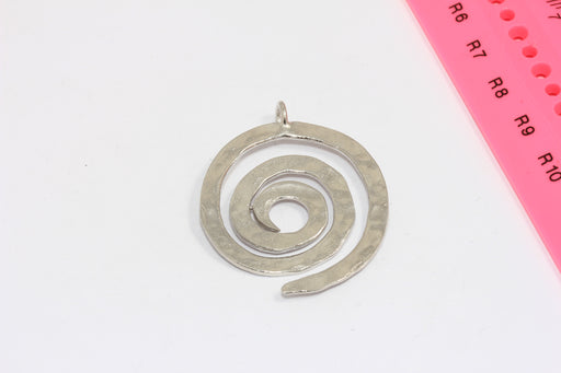 Seashell Necklace Pendant, Spiral Pendant