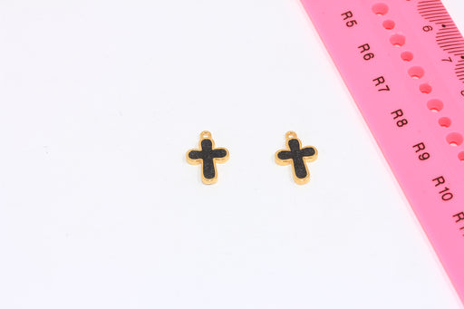 Mini Cross Drop Charms