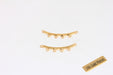 Horizontal Bar, Necklace Pendant With Loops