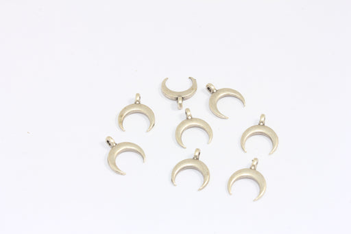  Horn Pendant, Moon Charms