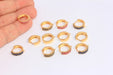 CZ Optional Color Stone Huggie Hoops