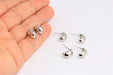 Ball Ear Posts, Drop Stud Earrings