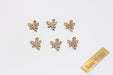  Micro Pave Bird Bracelet Charms