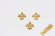 CZ Charms, Micro Pave White Stone CZ Bird Bracelet