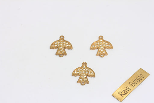 CZ Charms, Micro Pave White Stone CZ Bird Bracelet
