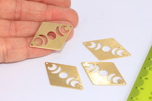 Brass Moon Phases Charm