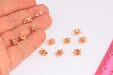  Micro Pave Bead Caps
