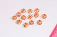 Micro Pave Rondelle Beads