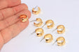  Geometric Ear Cuffs, Thick Hoop Earrings