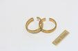  Hammered Flat Rings, Band Rings