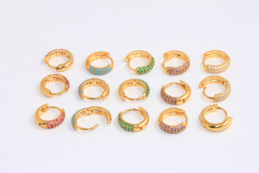 CZ Hoop Earrings