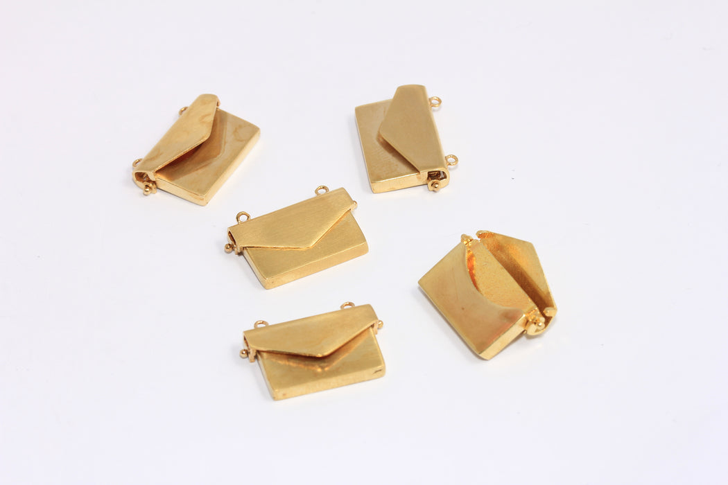 Brass Envelope Charms