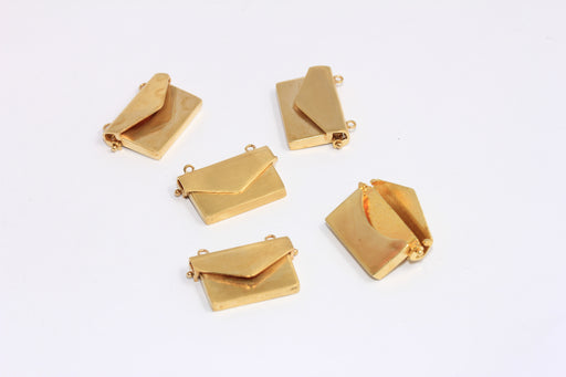 Brass Envelope Charms