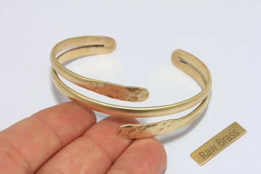 Wrapped Bracelets, Hammered Cuff Bracelet
