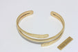 Wrapped Bracelets, Hammered Cuff Bracelet