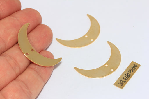 Crescent Moon Charms, Half Moon Charms