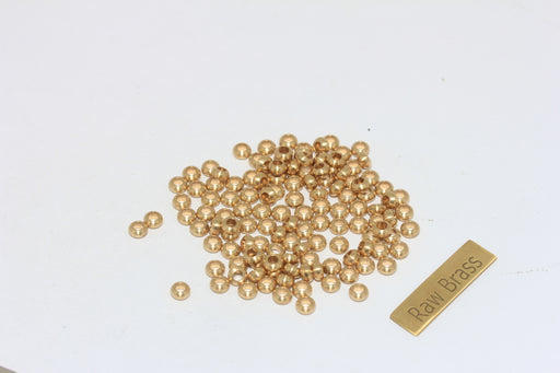 Round Brass Beads, Connector Beads