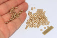 Round Brass Beads, Connector Beads