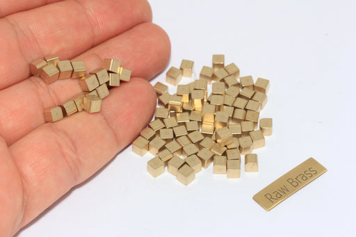 3D Solid Cube Charms, Geometric Charms