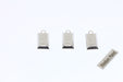  Silver Brick Charm, Fine Ingot Charms