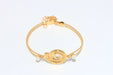 With Pearl Shell Charm, Wire Bracelet With Pearl