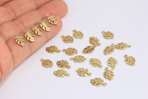 Brass Leaf Pendant