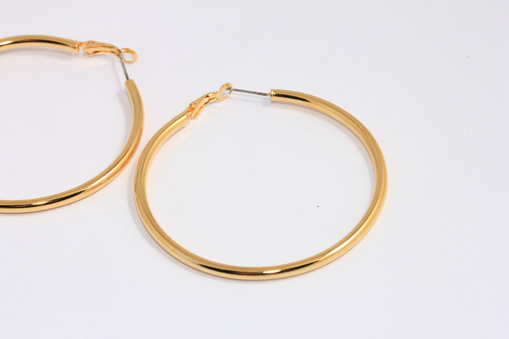 Earring Hoops, Thick Gold Hoop Earrings