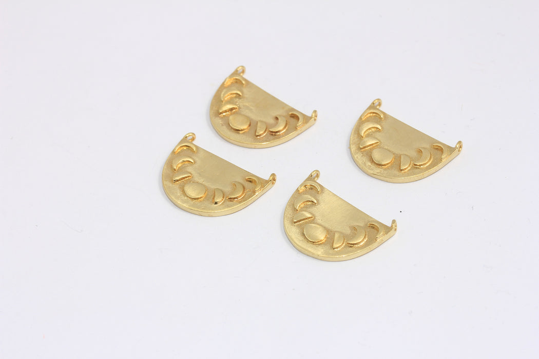 Brass Moon Phases Charm