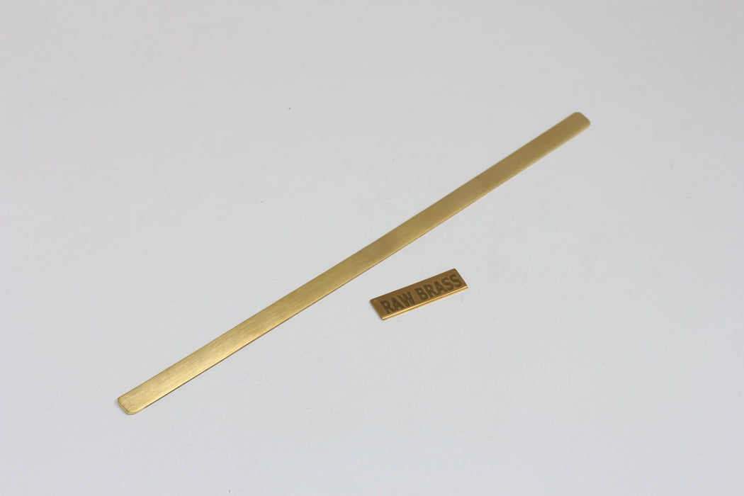 6x160mm Raw Brass Nameplate Bar, Long Stamping Bracelet Blank, BXB161-5