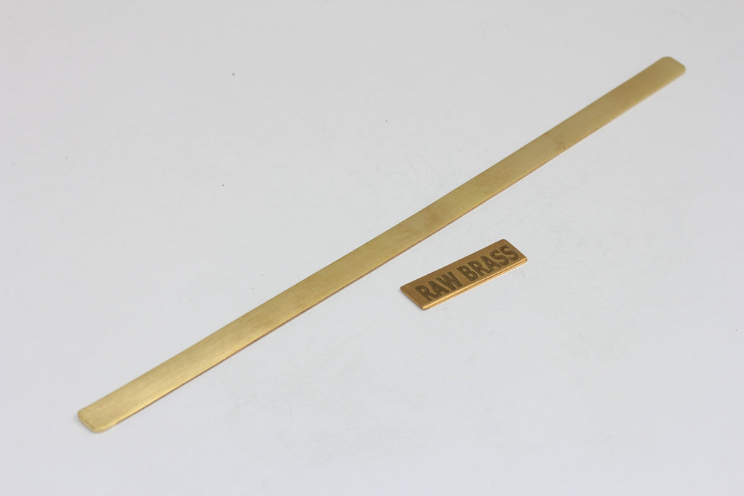6x160mm Raw Brass Nameplate Bar, Long Stamping Bracelet Blank, BXB161-5