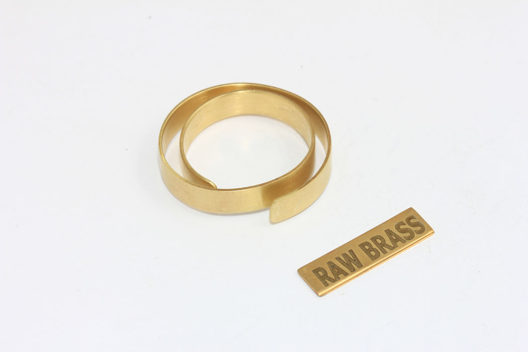 6x160mm Raw Brass Nameplate Bar, Long Stamping Bracelet Blank, BXB161-5