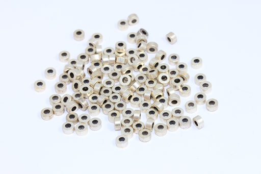  Spacer Beads, Silver Industrial Spacers