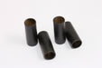 Black Painted Tube Beads, Tube Bracelet Charms