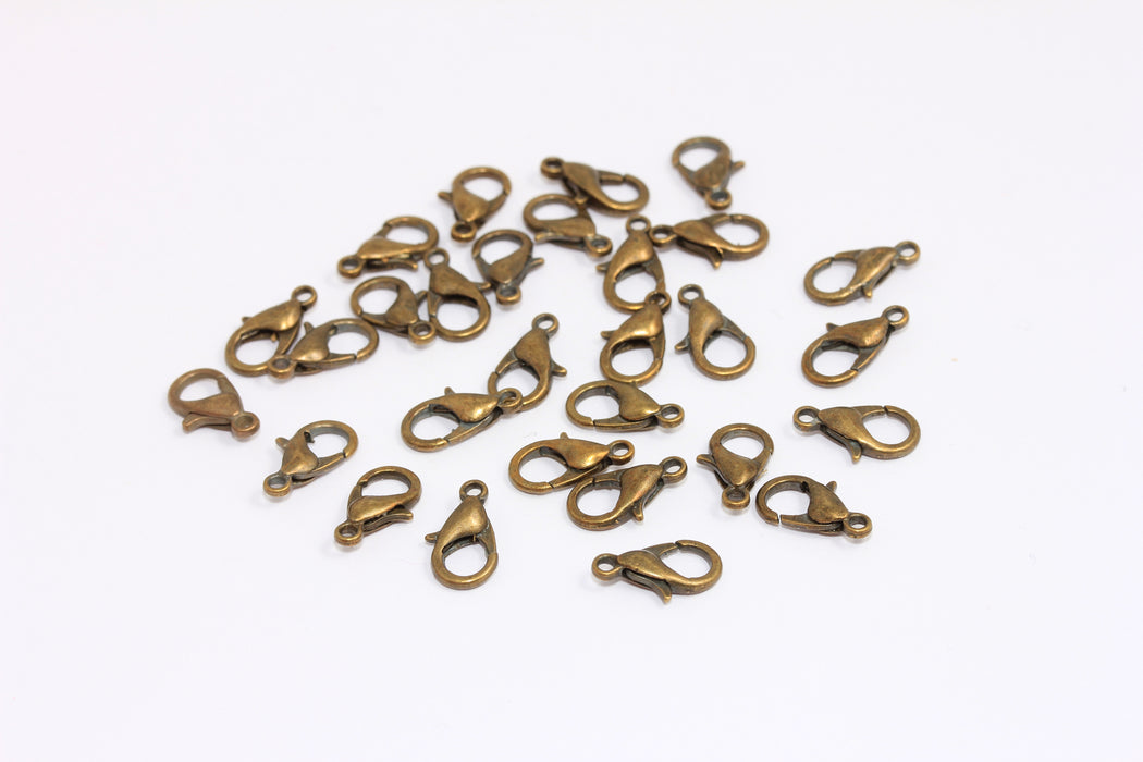 Antique Bronze Claw Clasp