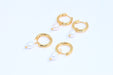 Hoops With Pearl Beads