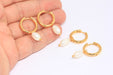 Hoops With Pearl Beads