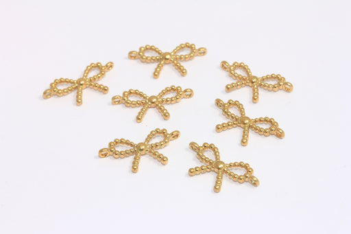 Brass Bow Charms