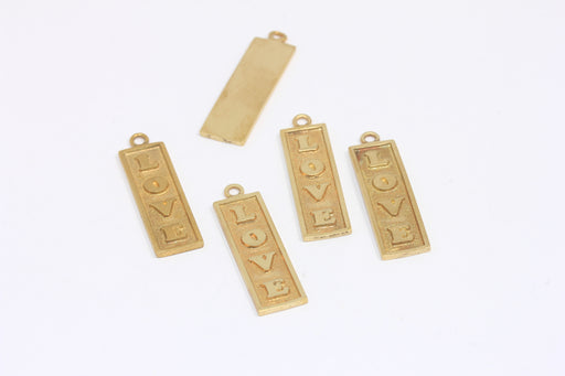 Brass Bar Charms