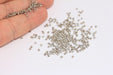 Rhodium Plated Crimp Beads