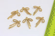 Brass Bow Charms