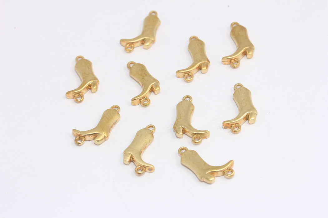 Brass Boot Connector Charms