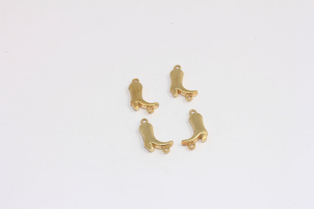 Brass Boot Connector Charms