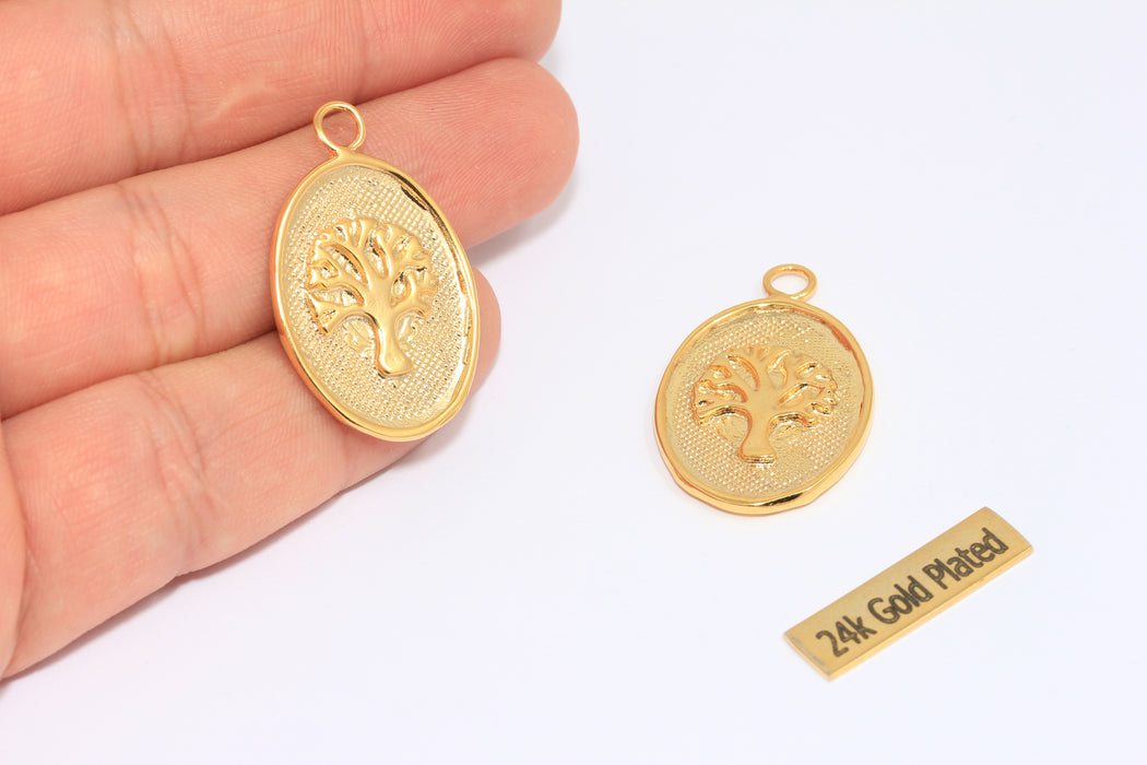 Medaglione in ottone grezzo 26x30 mm, medaglione a forma di fiore di rosa, ottone CHK345