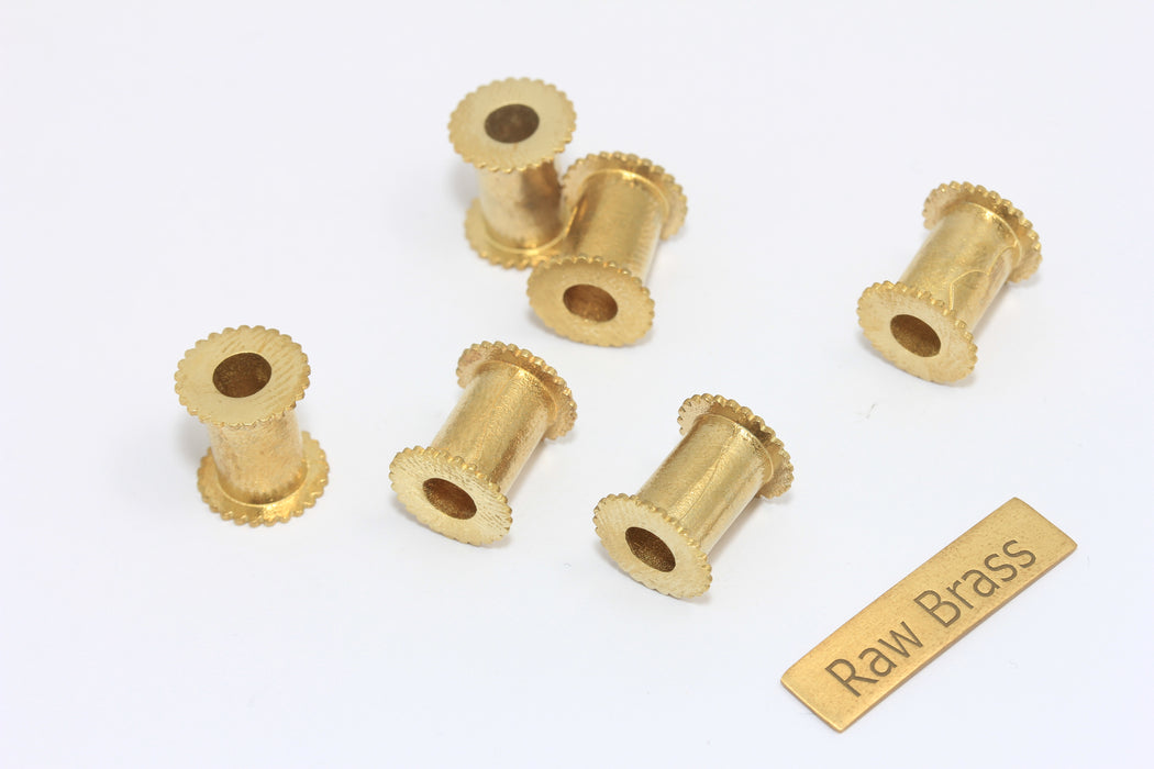 10x12mm Raw Brass Tubes, Bead Core, Channel Bead Cores, Brass Tube Beads, Bracelet Solid Tube Charms, ZPR341