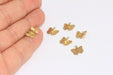 Brass Butterfly Charms