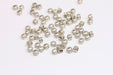  Silver Rondelle Beads